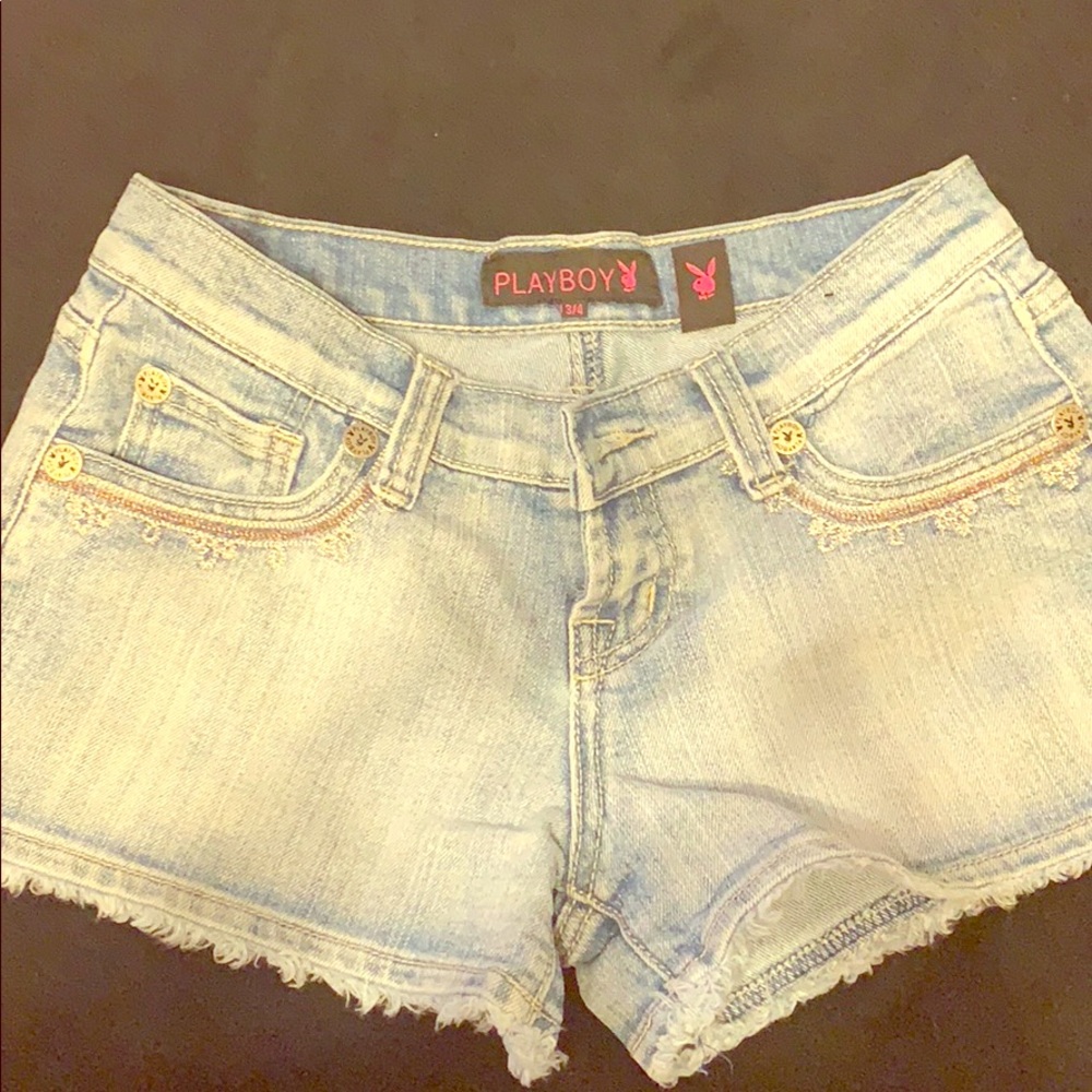 Playboy jean shorts !